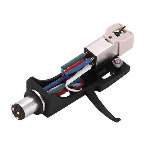 Cellule avec porte-cellule à 4 broches, stylet pour platines vinyles, contacts plaqués or, pièce de rechange compatible, kit monobloc (1/5)