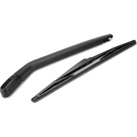 Balai Essuie-Glace Arrière - Bras Et Lame Pour Pare-Brise Arrière - Compatible Hatchback 2001 À 2007 - Lot De 2 Pièces (1/4)