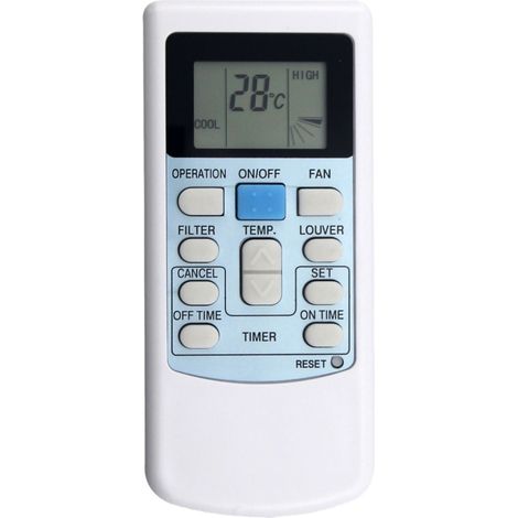 Télécommande Pour Climatiseur - Compatible PC-LH3A PC-LH6 -3V2 -2P2 -3U1 -5F1 - Fonctions Clés Climatisation - 1 Pièce