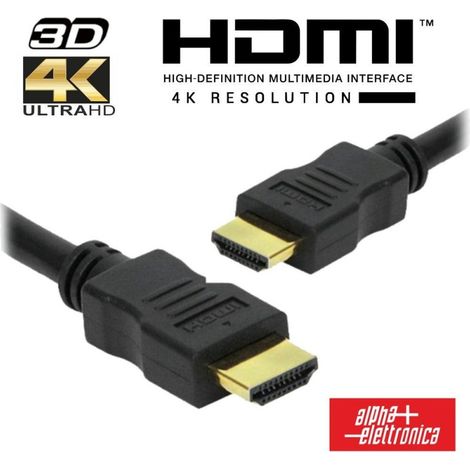 Alpha elettronica cavo hdmi sp-sp 1.5m high speedeth 93-591/0015e (1/2)