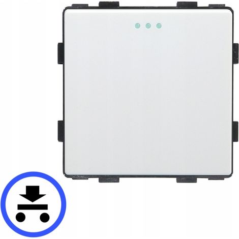 Interruttore luce - pulsante momentaneo 1P inserto meccanico bianco RTX SH (1/5)