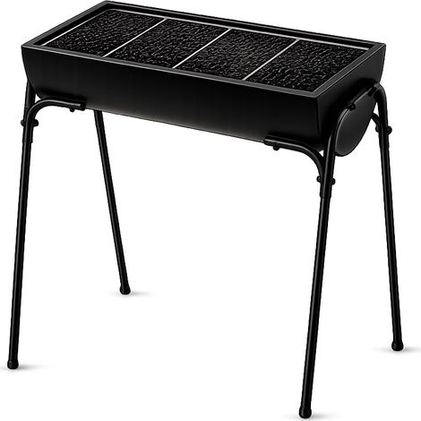 Barbacoa Portátil De Carbón Exterior Con Parrilla Grande (1/5)