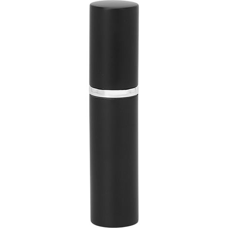 Flacon pulvérisateur en verre 5ml noir, brume ultra fine rechargeable, vaporisateur portable pour eau. (1/5)