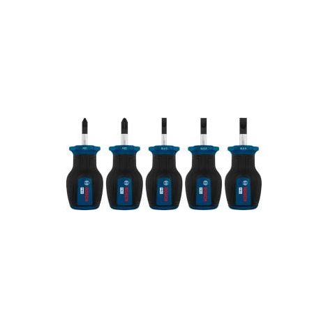 Bosch PRO Stubby-Schraubendreher-Set PZ/SL, 5-tlg. - 1600A03HU7 (1/4)
