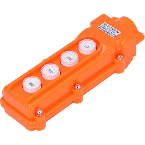 Kranfernbedienung, Hebezeugschalter, Drucktastenbox, regensicher, 220 V/500 V, COB‑62 (1/5)