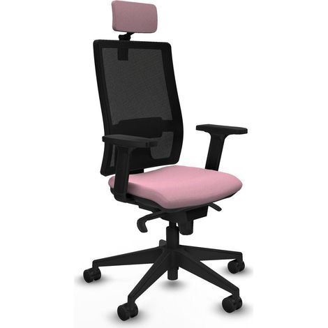 Piqueras et Crespo 2D066N2 Chaise de bureau rose ergonomique