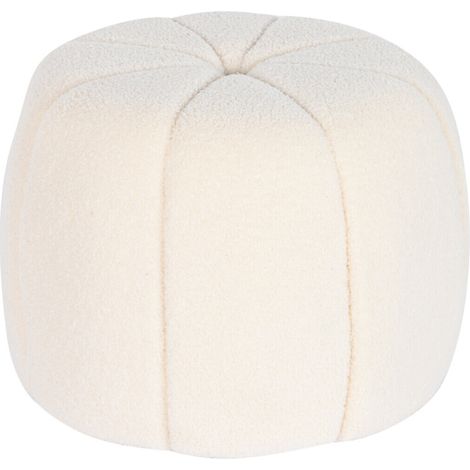 Reposapies Poliester 50X50X38 Borreguito Blanco (1/3)
