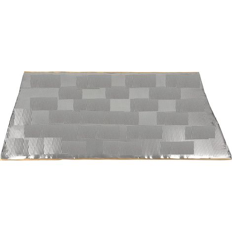 Materiau isolation en aluminium butyle 460x800x1.8 mm 10 pieces