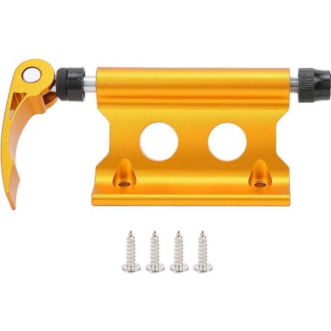 Support de fourche de vélo à dégagement rapide, bloc de fixation pour fourche avant, porte-bagages, jaune