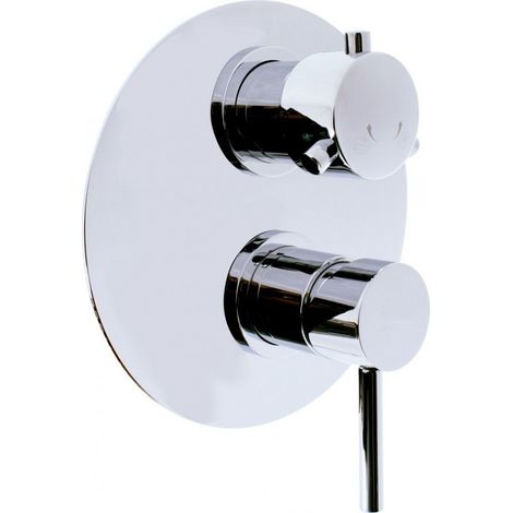 Mitigeur douche encastrable SEINA avec arrêt automatique laiton chromé (1/4)