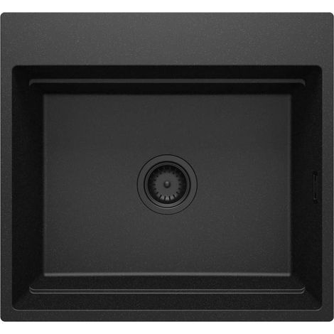 deante MAGNETIC 1-bowl fregadero de granito magnético grafito metalizado