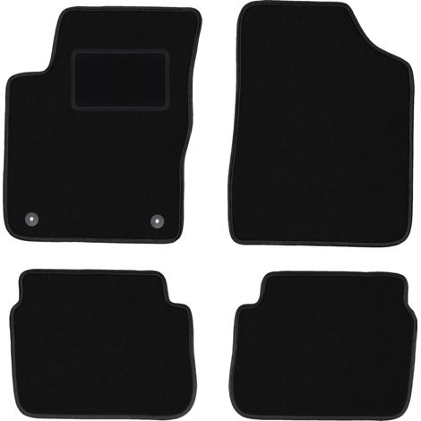 Tapis en velours noir pour : Hyundai i10 à hayon (2007-2013) (1/5)