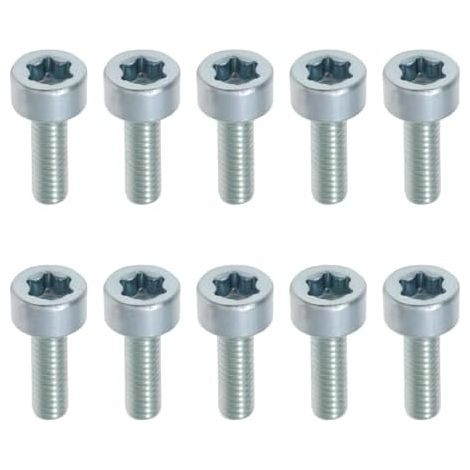 Lot de 10 Vis Cannelées Torx M4x12 T27 Compatible avec Stihl Tronçonneuse PN 9022 313 0660 (1/5)
