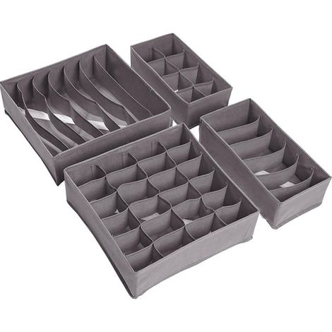 Organisateur pliable, boîte de rangement pour vêtements, penderie, boîte de rangement pour sous-vêtements et chaussettes (1/5)