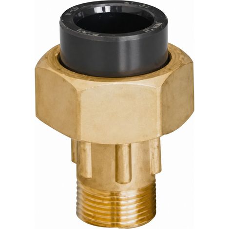 Raccordo 3 pezzi femmina ottone/PVC HTA 3342/40