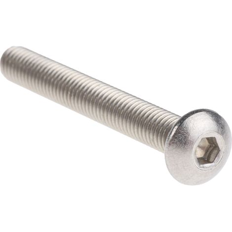 Vis à six pans creux, M5 x 40mm, tête Vis bombée à tête creuse hexagonale, en Acier Inoxydable ( Prix pour Boîte de 50 ) (1/5)