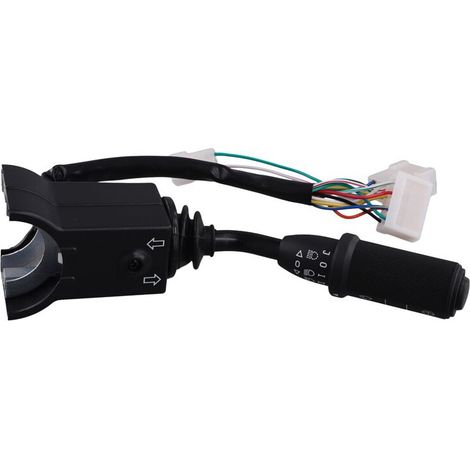 Interruptor combinado para columna de dirección derecha, limpiaparabrisas, intermitente, manija derecha 701/21202 para JCB