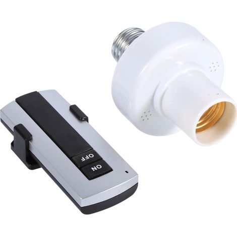 E27 Schraubfassung mit drahtloser Fernbedienung für Lampen und Glühbirnen, 220 V (1/5)