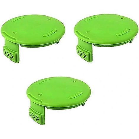 Filiyano-Lot de 3 capuchons de bobine de rechange 3411546A-6 pour tondeuse à gazon Greenworks BST4000/ST40L00/2100702 (1/4)