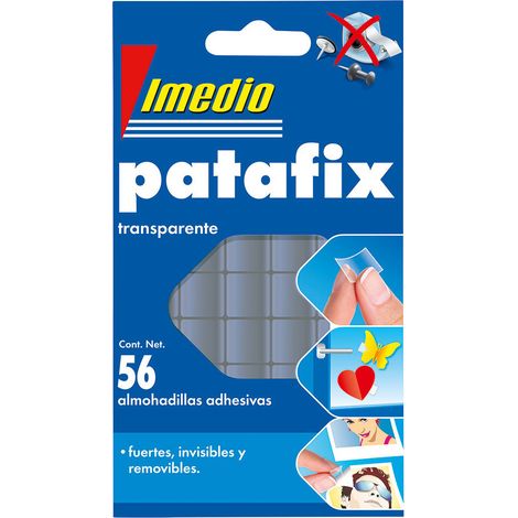 Patafix Pad Adhésif Transparent Amovible 56 Unités. 7001471 Imoyen (1/2)