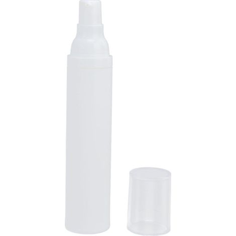 Flacon pompe vide 50ml PETG givré pour crème solaire et lotion (1/5)