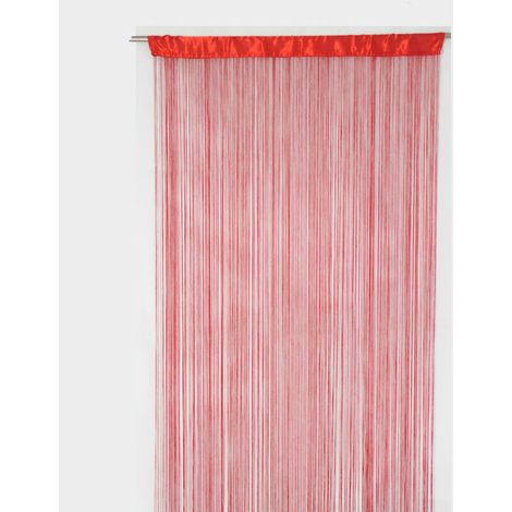 Innenarchitektin - Guopo Fadenvorhang 90x200cm Rot