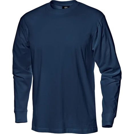 SIR SAFETY SYSTEM SIRFLEX T-shirt de travail manches longues en coton bleu foncé Taille 3XL