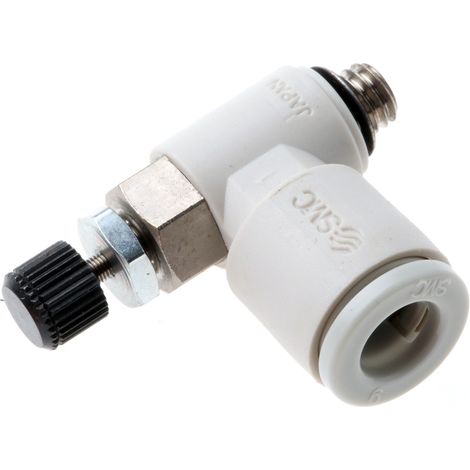 Commande de vitesse SMC AS-FM, M5 x 0.8 Mâle ( Prix pour 1 )
