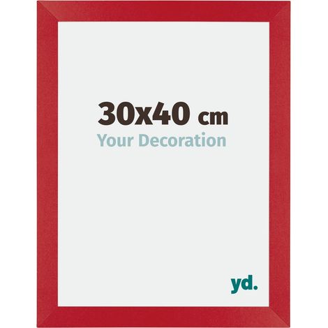 Cadre Puzzle 30x40 cm - Rouge - MDF - Mura. (1/5)