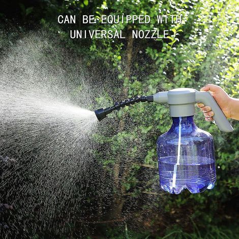Arrosoir Électrique - Pulvérisateur Automatique 3 L - Rechargeable USB - Buse Réglable en Jet ou Brume - Pour Arrosage Plantes, Nettoyage Maison Voiture Désinfection (1/5)