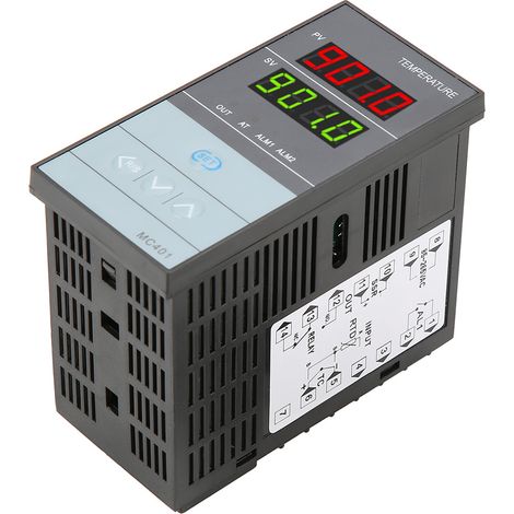 Régulateur de température numérique PID, thermostat à relais SSR, thermorégulateur à sortie SSR (1/5)