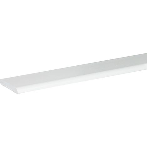 Primo Abschlussleiste 90 cm 21 x 5 mm weiß Leisten (1/2)