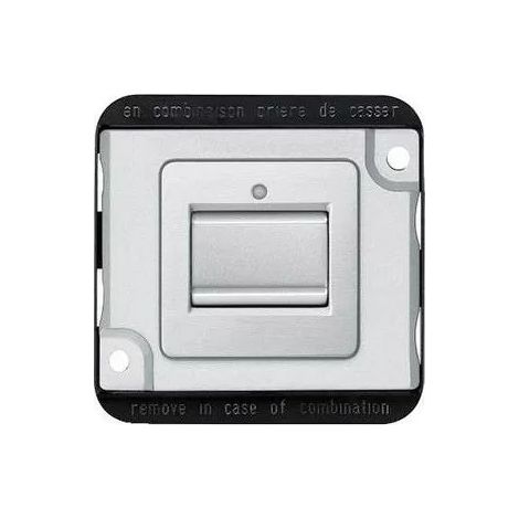 Schneider Electric Interruttore a Due Vie Moderno Argento