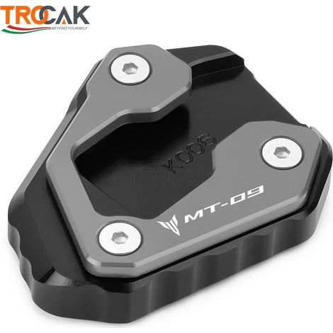 (TITANIUM) Nouveaux accessoires moto compatibles avec Yamaha MT-09 SP MT09 SP 2021 2022 : béquille latérale, extension de béquille, plaque de support, maxpower (1/4)