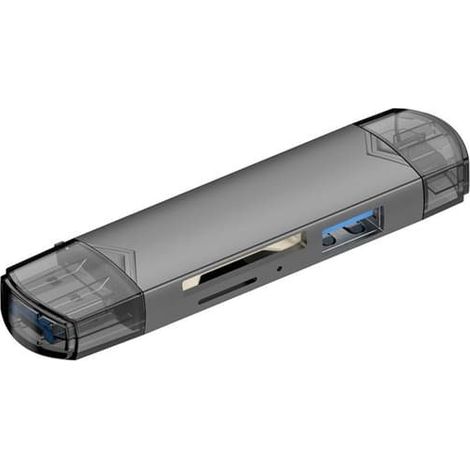 SABIR-Lecteur de carte SD USB-C, adaptateur USB OTG, compatible SD/Micro USB 3.0 (1/4)