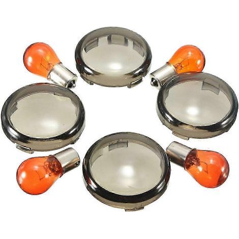 Ampoules de clignotants de moto avec lentille ambre pour Harley Davidson Sports (1/4)