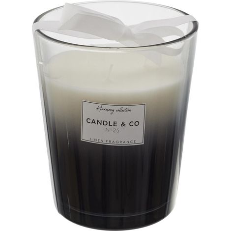 Bougie Parfumée 3 Mèches "Harmony" 16cm Linge Frais (1/3)