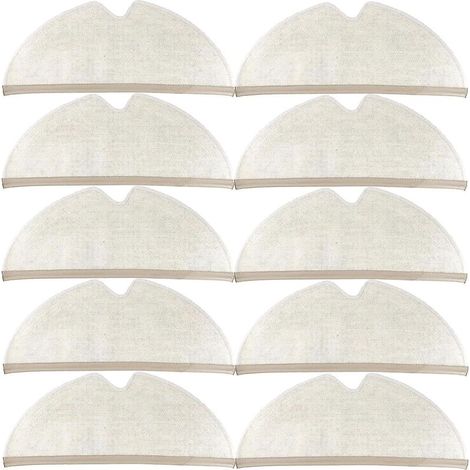 Lot de 10 lingettes nettoyantes pour Xiaomi Roborock S5 Max, S6 Pure, S6 Maxv, S5, S51, S50, S55, E25 et E35 (1/5)