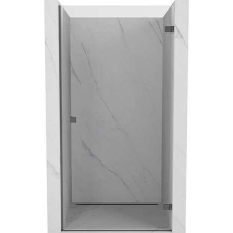 Mexen Lunar-B porte de douche pivotante droite 75 cm, transparent, métal canon - 832-075-000-95-00-P (1/5)