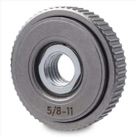 4X Écrou de Meuleuse 5/8 Pouces-11, Écrou de Blocage de Meuleuse D'Angle à Dégagement pour Pièce de Rechange de Meuleuse D'Angle (1/5)