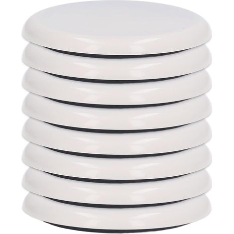 8 pièces curseurs de Meubles, curseurs de déménagement de Meubles réutilisables pour Tapis Protecteur de tampons Mobiles sans Effort Rond Vert Pois (3.5 inches) (1/5)