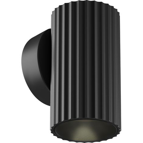 Applique tube strié noire GU10 10W Calipso Maytoni (1/3)
