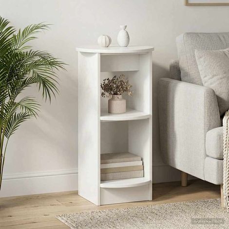 vidaXL  Side Cabinet  High Gloss White Engineered Wood