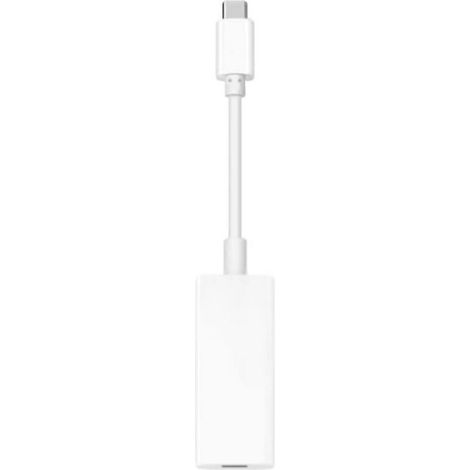 Adaptateur Thunderbolt 3 (USB-C) vers Thunderbolt 2, câble de conversion, boîtier en caoutchouc blanc