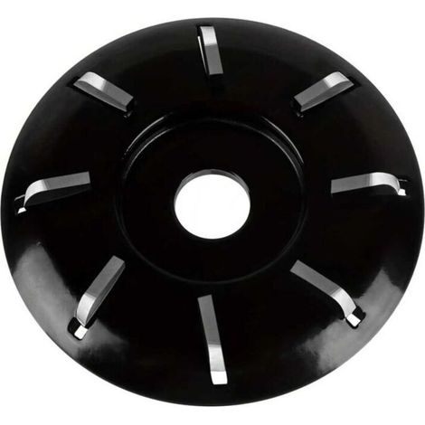 Disque à bois, racloir à six dents, ponceuse à disque pour le bois, meule à disque pour le travail du bois, outil de scie et de fraisage électrique à 8 dents, diamètre intérieur 16 mm (1/4)