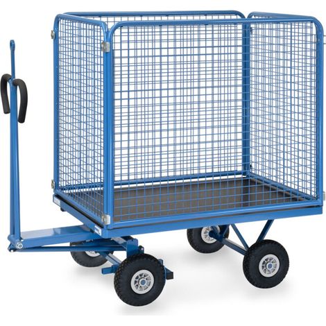 fetra Chariot à plateaux 6443PZ avec œillet de traction