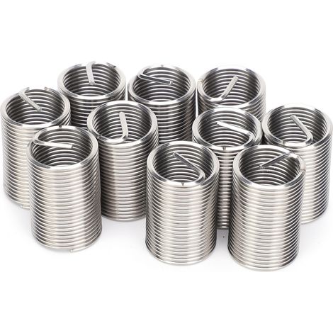 Lot de 10 inserts filetés M16x1,5 en acier, manchon de protection de filetage, réparation de vis 2,5D (1/5)