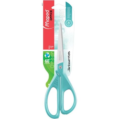 Essentials Grüne Pastell-Ökoschere 21 cm