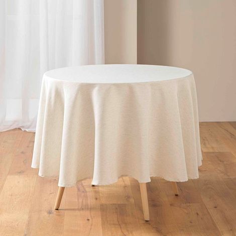 Nappe Ronde "Pauline" 180cm Naturel (1/4)
