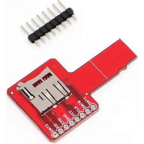 Détecteur de micro-SD compatible avec plaque d'adaptation universelle pour cartes TF (1/5)